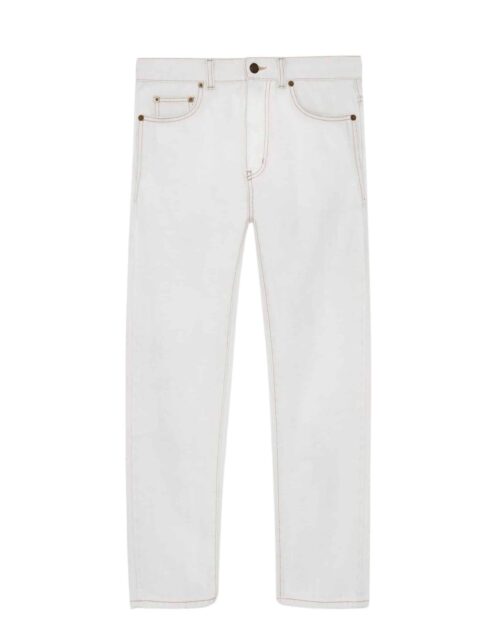 jeans blanc ysl