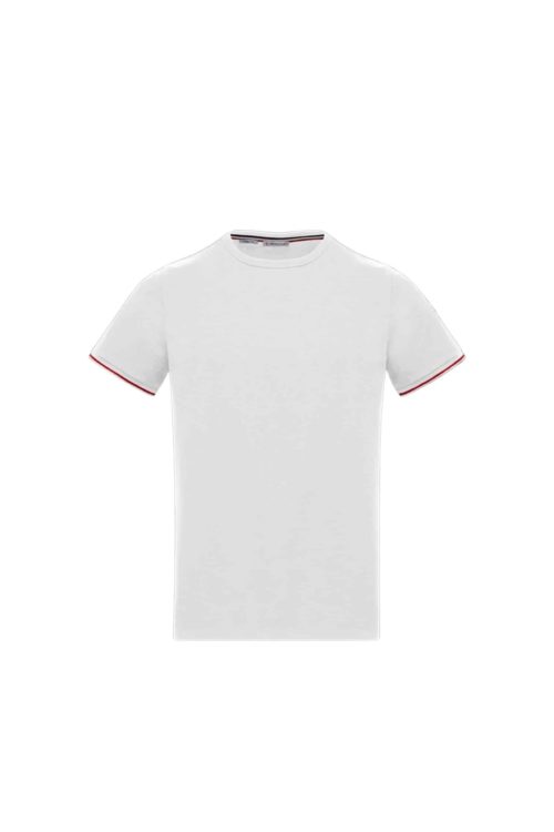 Tee-Shirt Blanc Col Rond
