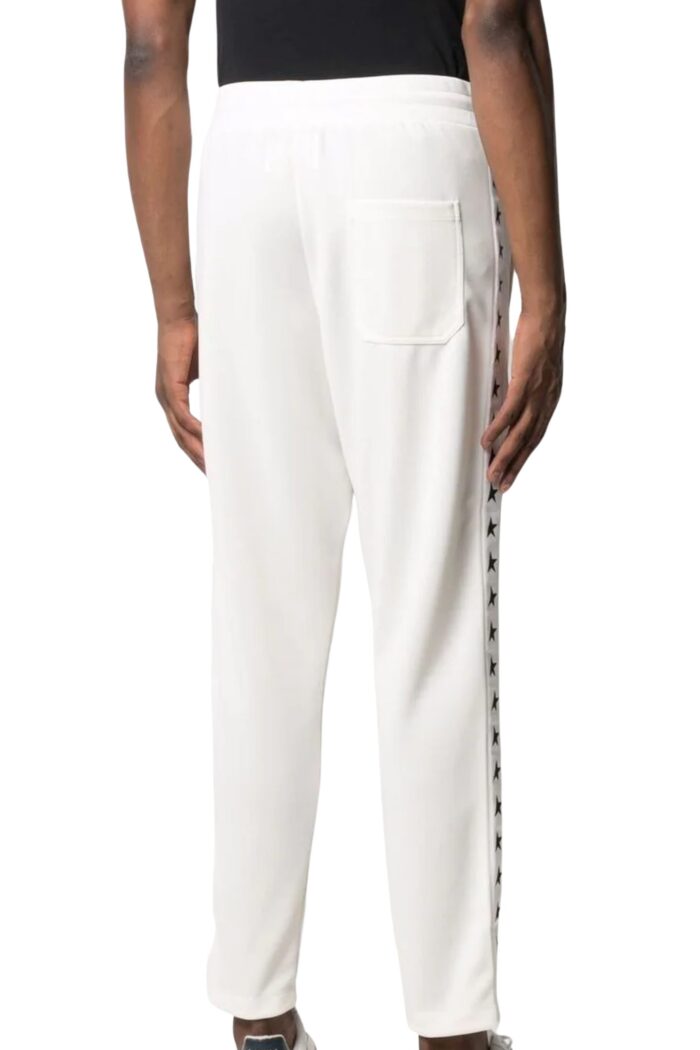 Pantalon de Jogging Blanc Étoiles