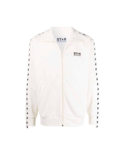 Veste de Sport Blanche Etoiles