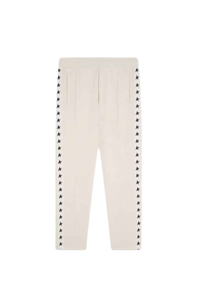 Pantalon de Jogging Blanc Étoiles