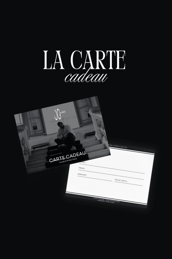 Carte cadeau Jean Gaillard