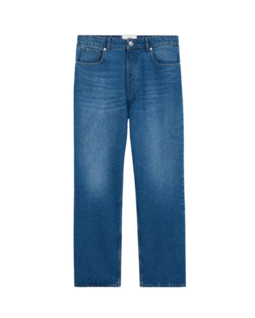 Jeans, 5 poches, en denim indigo
