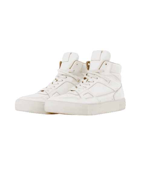 sneakers montantes blanc