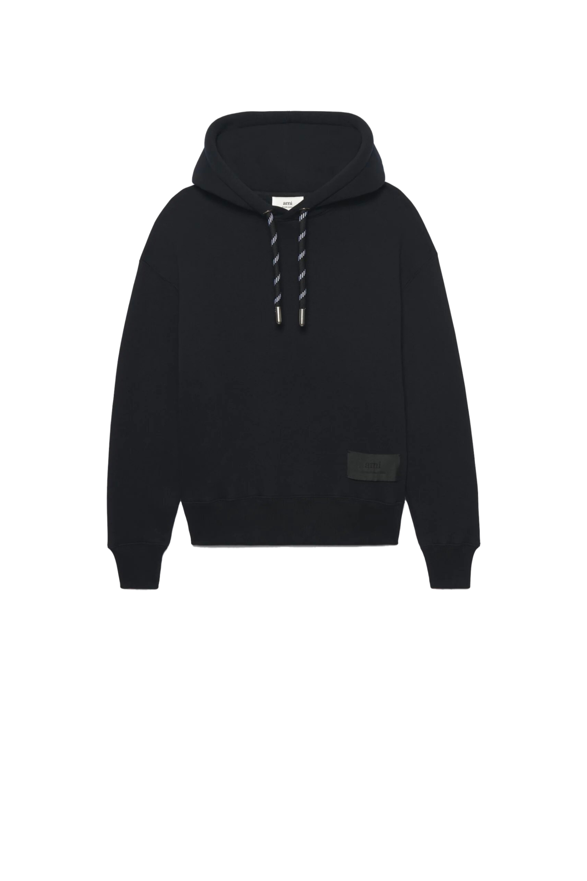 Hoodie Etiquette Ami Noir gros cordon noir Boutique Jean Gaillard