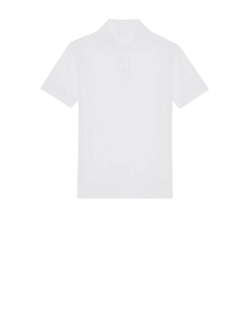 Polo Monogramme Coton Blanc