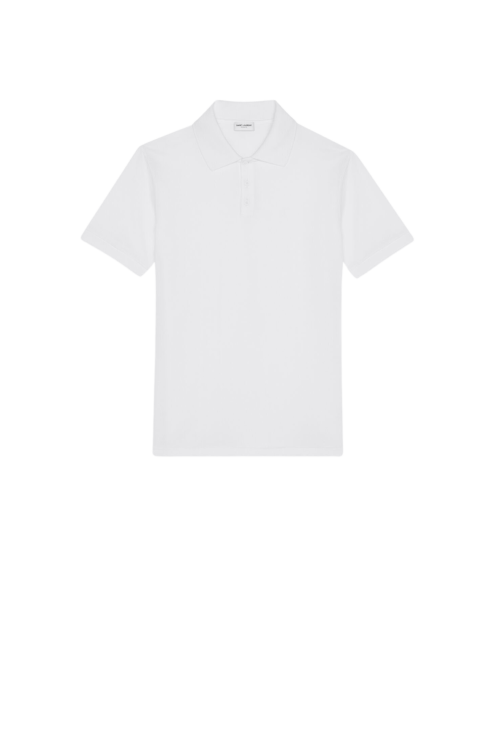 Polo Monogramme Coton Blanc