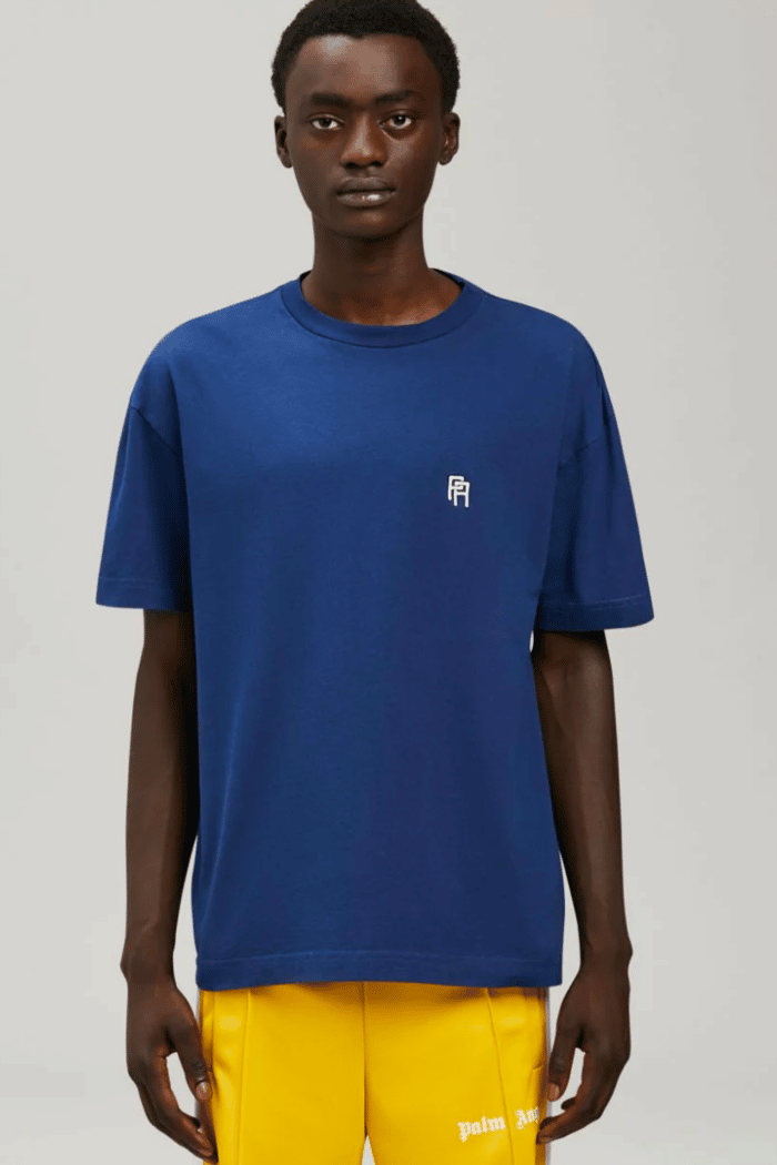Tee-Shirt Brodé Bleu Marine 3