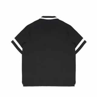 chemise serveur en viscose noire