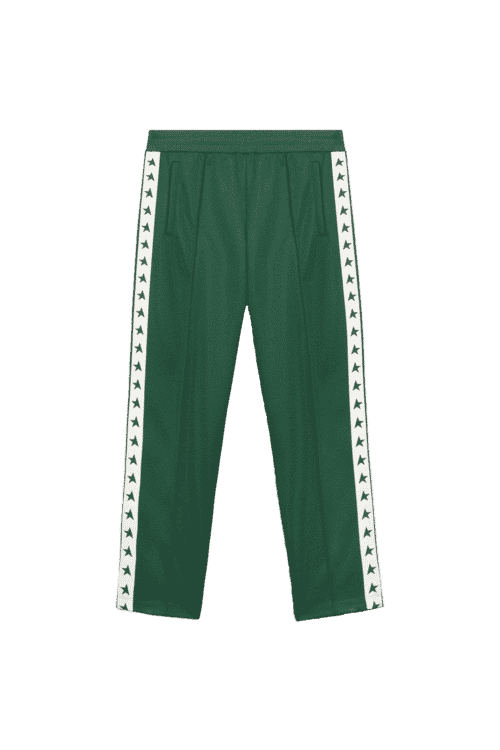 Pantalon de Jogging Vert Étoiles