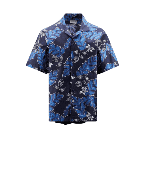 Chemise Imprimé Hawaï Bleu Nuit 3