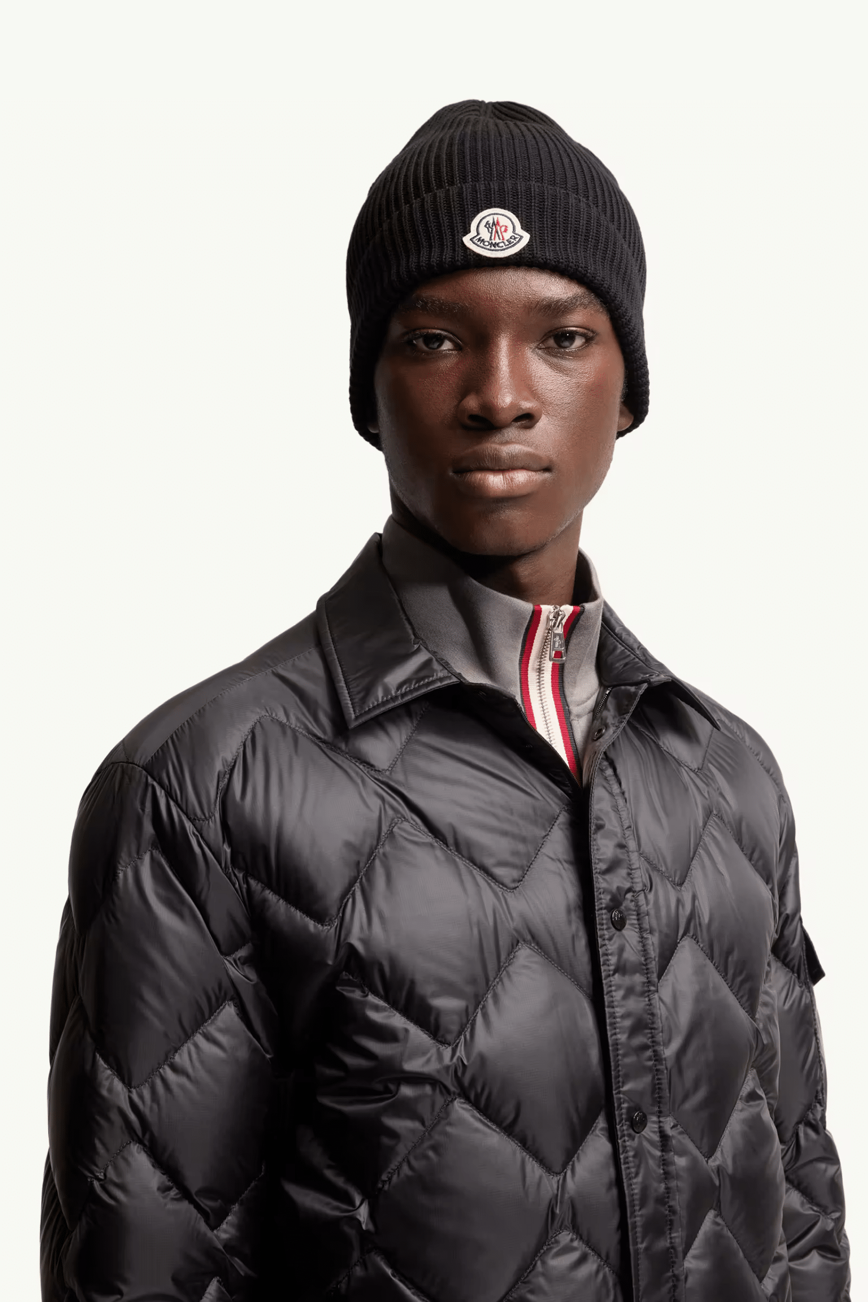 Bonnet en Coton Noir Logo