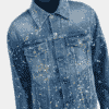 Veste en Jean à Éclaboussure Peinture