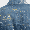 Veste en Jean à Éclaboussure Peinture
