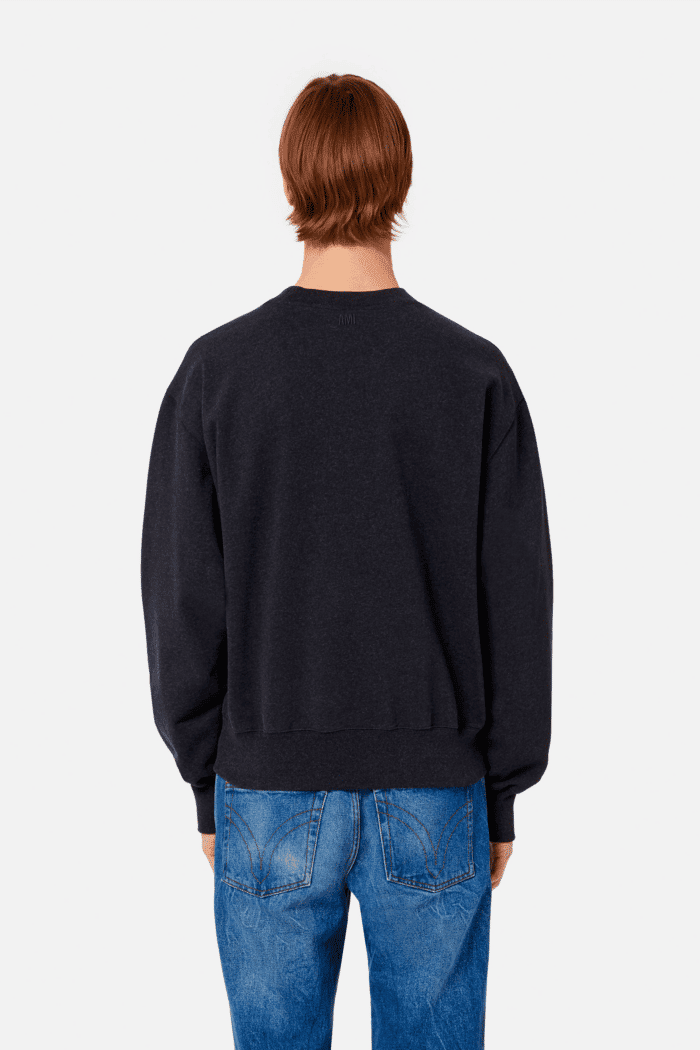 Sweatshirt Coton Anthracite Patch