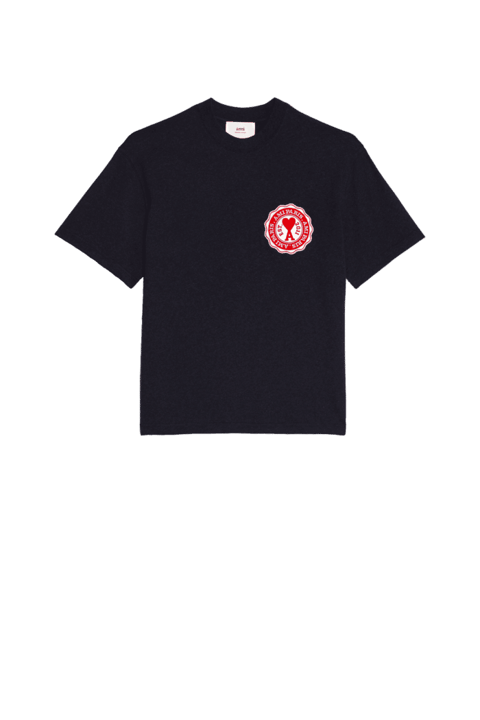 Tee-Shirt Coton Anthracite Patch