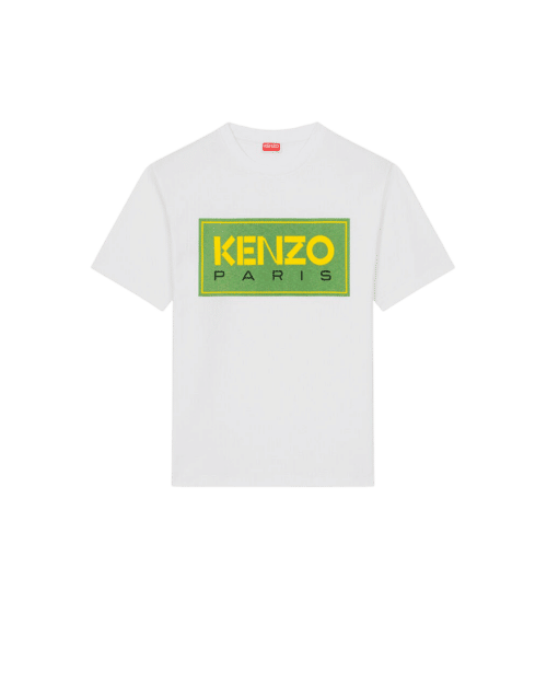 Tee-Shirt Kenzo Paris Blanc Vert 1