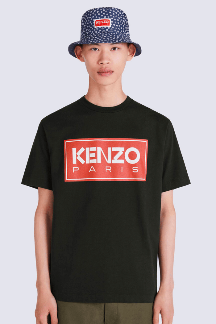 Tee-Shirt Kenzo Paris Noir Rouge 2