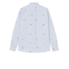 Chemise Casual A Rayures Kenzo Pixel Bleu Clair 5
