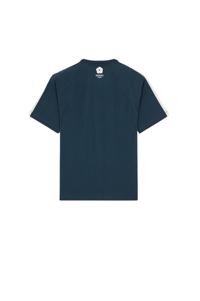 Tee-Shirt Ajusté Kenzo Éléphant Bleu Nuit