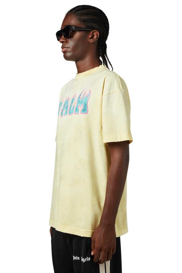 Tee-Shirt Jaune Bleu Rose 4
