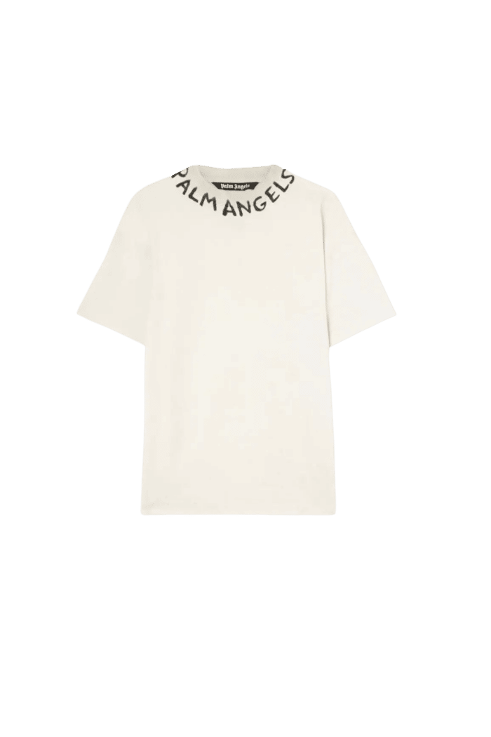 Tee-Shirt Vintage Blanc Noir 4