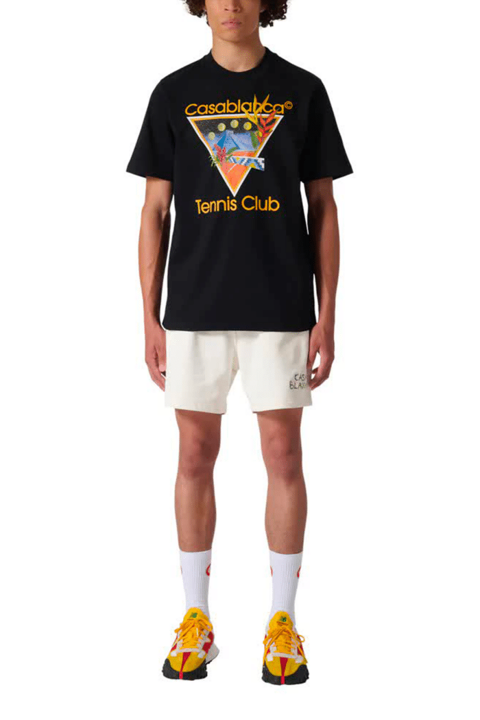 Tee-Shirt Noir Tennis Club