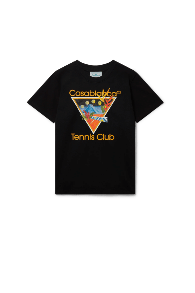 Tee-Shirt Noir Tennis Club 3