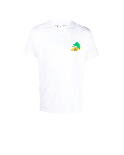 Tee-shirt Brush Arrow Imprimé Blanc 3