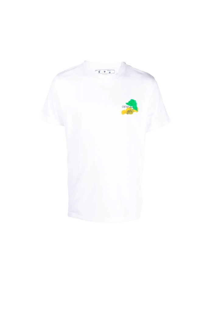 Tee-shirt Brush Arrow Imprimé Blanc 3