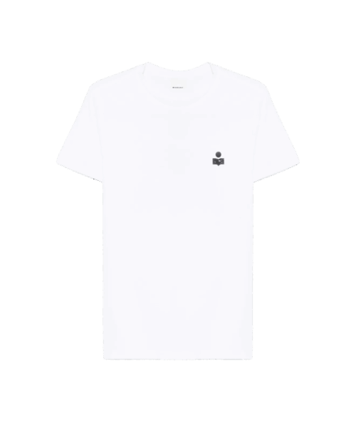 Tee-Shirt Zafferh Blanc Logo Noir