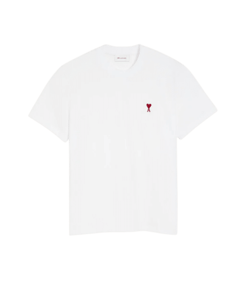 T-Shirt Blanc Cœur Rouge