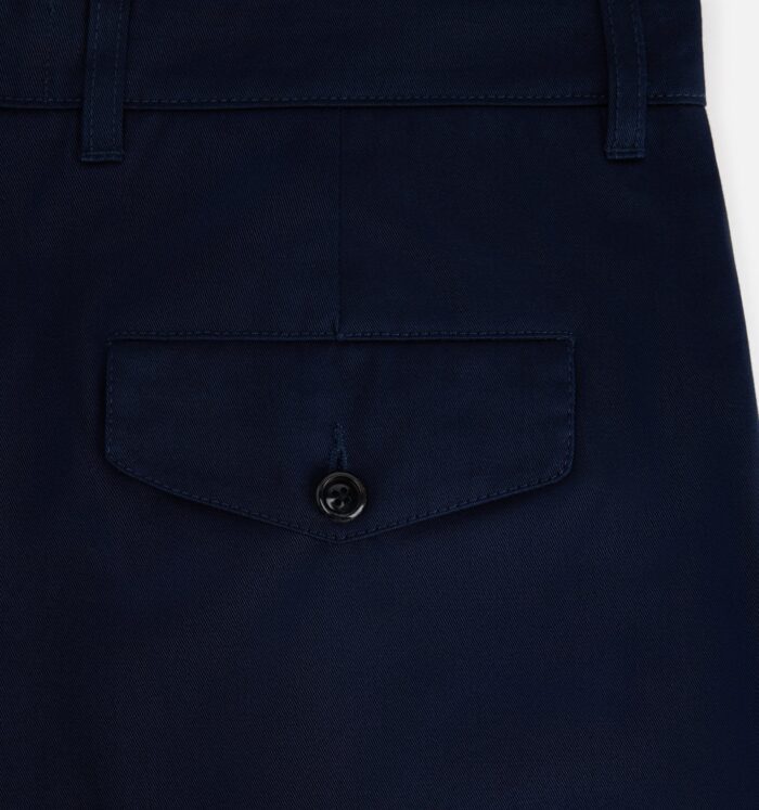 Pantalon Carotte Oversize Bleu Nautique2