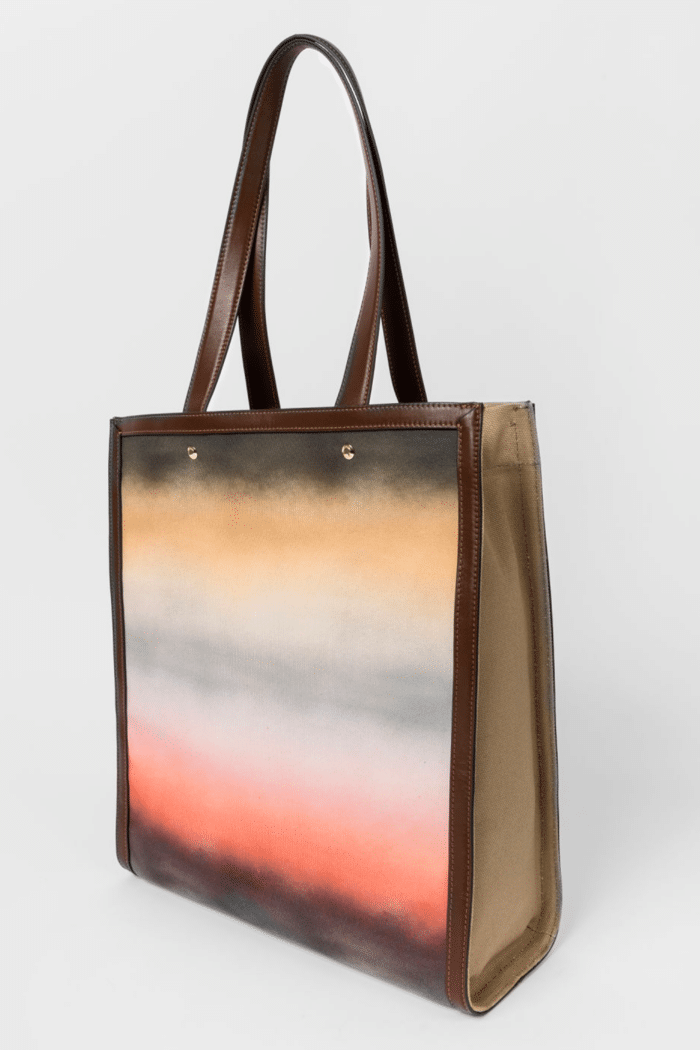 Tote Bag "Airbrush" Polyester Recyclé Marron3