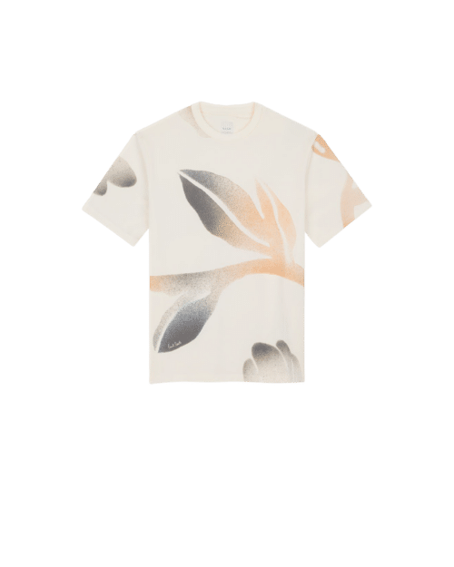 Tee-Shirt "Leaf" Blanc Cassé2
