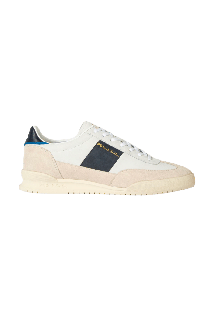 Sneakers "Dover" Cuir Blanc Crème4