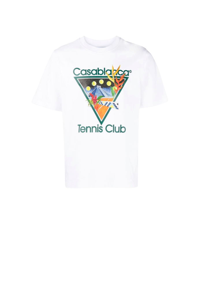 Tee-Shirt Blanc Tennis Club 3