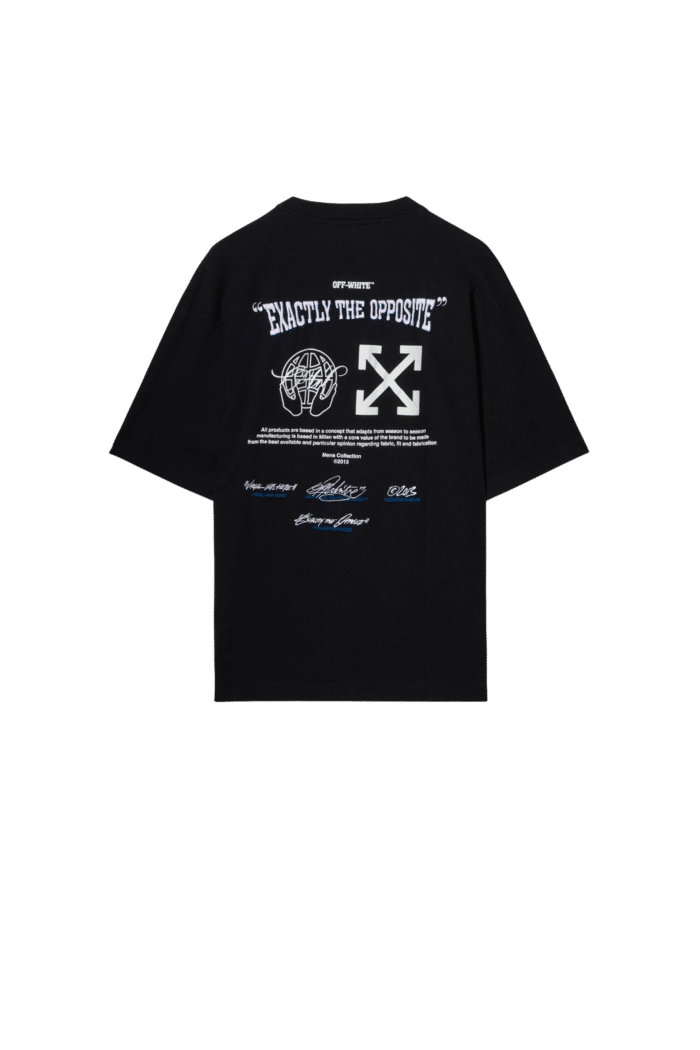 Tee-Shirt Exact Opposite Over Skate Noir