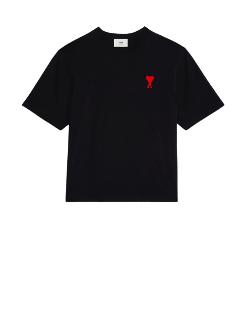 T-Shirt Ami de Coeur Noir Rouge 1