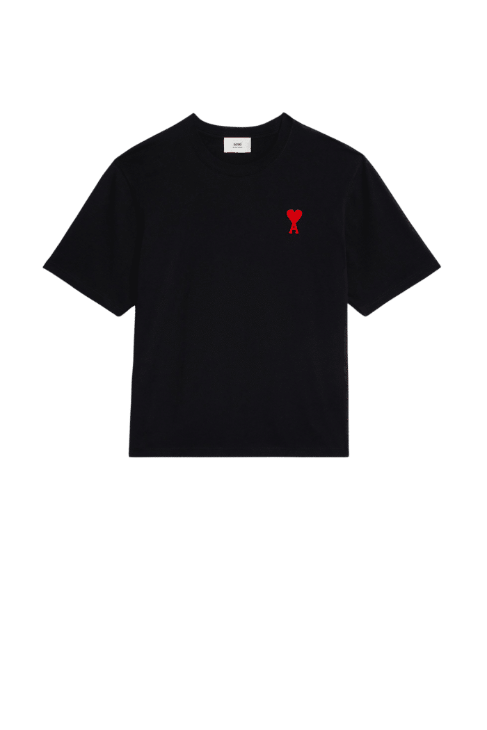 T-Shirt Ami de Coeur Noir Rouge 1