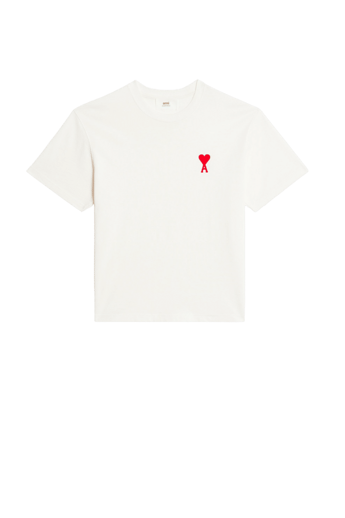 T-Shirt Ami de Coeur Blanc Rouge33