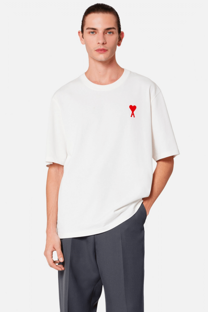T-Shirt Ami de Coeur Blanc Rouge4