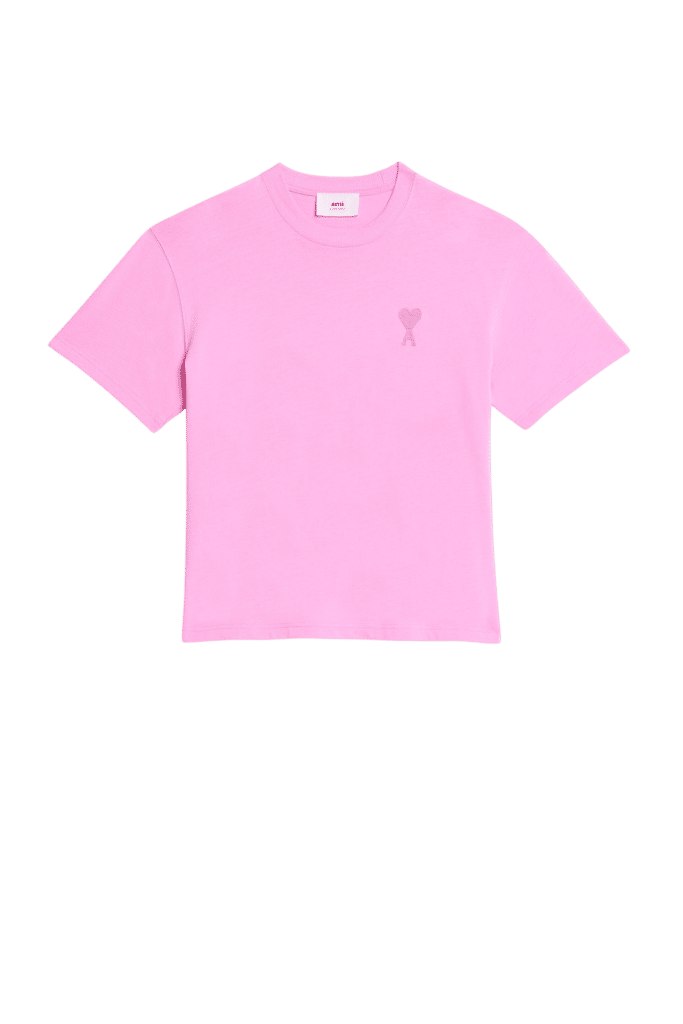 T-Shirt Ami de Coeur Rose Bonbon