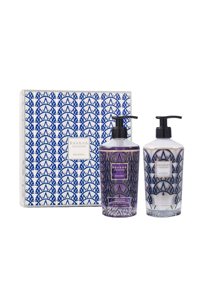 Gift Box Manhattan Lotion Corps & Main - Gel Douche2