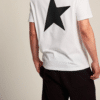 Tee-Shirt Blanc Star Logo Étoile Noir