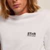 Tee-Shirt Blanc Star Logo Étoile Noir 2