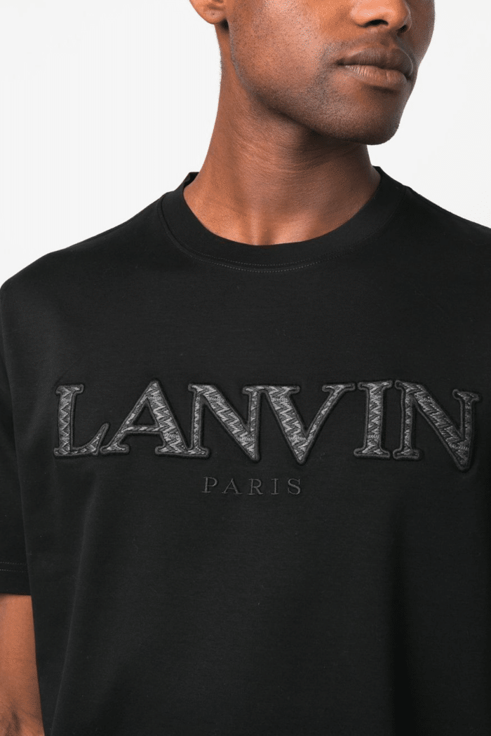 Tee-Shirt Lanvin Curb Noir Blanc2