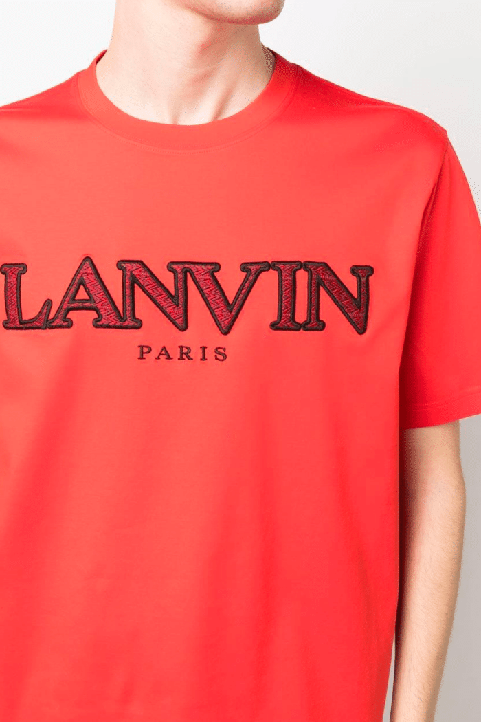 Tee-Shirt Lanvin Curb Rouge Coquelicot2