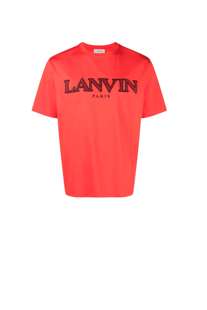 Tee-Shirt Lanvin Curb Rouge Coquelicot3