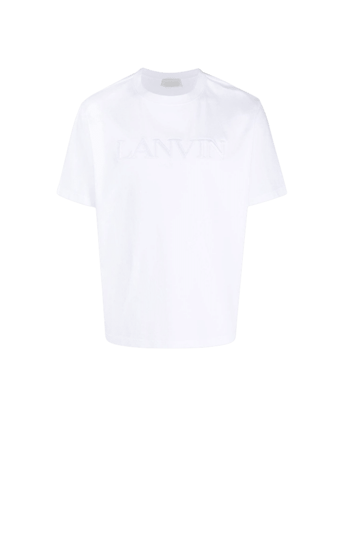 Tee-Shirt Blanc Brodé Lanvin Paris3
